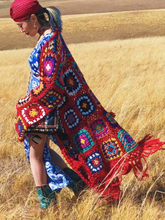 Load image into Gallery viewer, Handmade Hippie Weave Flower Hollow Tassel Sweater Cardigan