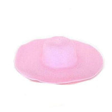 Load image into Gallery viewer, Solid Color Fashion Seaside Sun Visor Hat Large Brimmed Straw Sun Hat Folding Beach Hat
