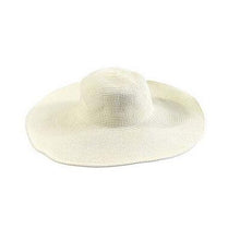 Load image into Gallery viewer, Solid Color Fashion Seaside Sun Visor Hat Large Brimmed Straw Sun Hat Folding Beach Hat
