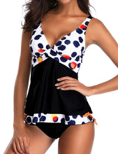 Load image into Gallery viewer, Women Strap Polk Dot Two Piece Swim Bikini Set Bathing Swimsuits