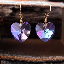 Load image into Gallery viewer, Bling Crystal Magic Moon Eardrop Pendant Handmade Wire Earrings