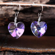 Load image into Gallery viewer, Bling Crystal Magic Moon Eardrop Pendant Handmade Wire Earrings