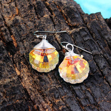 Load image into Gallery viewer, Bling Crystal Magic Moon Eardrop Pendant Handmade Wire Earrings