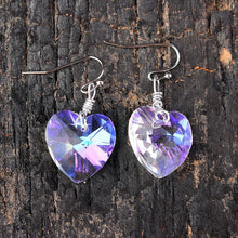 Load image into Gallery viewer, Bling Crystal Magic Moon Eardrop Pendant Handmade Wire Earrings