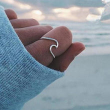 Load image into Gallery viewer, Simple Metal Cross Border Slender Shape Tail Ring