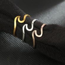 Load image into Gallery viewer, Simple Metal Cross Border Slender Shape Tail Ring