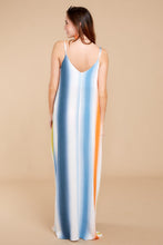 Load image into Gallery viewer, Spaghetti-Strap Sexy Backless Stripe Beach Long Dress