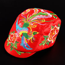 Load image into Gallery viewer, Embroidered Hat National Wind Embroidered Phoenix Cap Leisure Hat Travel Hat
