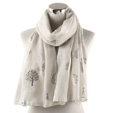 Load image into Gallery viewer, Leaf Mulberry Tree Hot Silver Scarf Fashion Versatile Shawl
