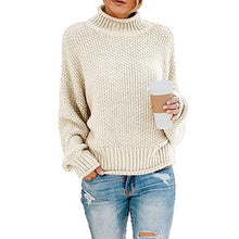 Load image into Gallery viewer, Women Fall/winter New Loose Turtleneck Pullover Plus Size Sweater
