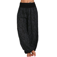 Load image into Gallery viewer, National Style Printed Long Wide Leg Pants Casual Pants Harlan Pants
