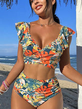 Load image into Gallery viewer, 2024 New Women Print Summer Push Up Swimwear High Waist Bikini Set Bathing Suit Beachwear Female Holiday Swimsuit Swimming
