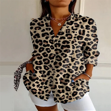 Load image into Gallery viewer, 2025 New Retro Floral Art Print Casual Linen Shirt Fashionable Pretty Shirt Fast Shipping
