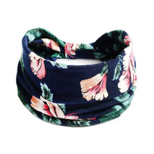 Load image into Gallery viewer, Bohemian Style Elastic Hair Bands Yoga Headband Women Headwear Print Vintage Cross Unisex Scrunchies Hair Accessories
