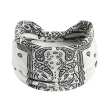 Load image into Gallery viewer, Bohemian Style Elastic Hair Bands Yoga Headband Women Headwear Print Vintage Cross Unisex Scrunchies Hair Accessories
