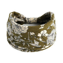 Load image into Gallery viewer, Bohemian Style Elastic Hair Bands Yoga Headband Women Headwear Print Vintage Cross Unisex Scrunchies Hair Accessories

