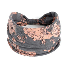 Load image into Gallery viewer, Bohemian Style Elastic Hair Bands Yoga Headband Women Headwear Print Vintage Cross Unisex Scrunchies Hair Accessories
