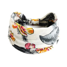 Load image into Gallery viewer, Bohemian Style Elastic Hair Bands Yoga Headband Women Headwear Print Vintage Cross Unisex Scrunchies Hair Accessories
