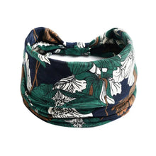 Load image into Gallery viewer, Bohemian Style Elastic Hair Bands Yoga Headband Women Headwear Print Vintage Cross Unisex Scrunchies Hair Accessories
