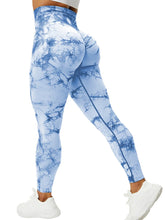 Load image into Gallery viewer, Tie Dye Push Up High Waist Leggings Stretch Athletic Women Sexy Pants Casual Seamless Gym Knitting Leggings Femme
