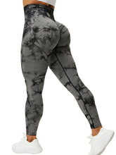 Load image into Gallery viewer, Tie Dye Push Up High Waist Leggings Stretch Athletic Women Sexy Pants Casual Seamless Gym Knitting Leggings Femme
