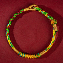 Load image into Gallery viewer, Handmade Tibetan Bracelet Colorful Thread Good Lucky Charm Rope Bracelet &amp; Bangles For Women Men Knots Red Thread Bracelets
