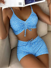 Load image into Gallery viewer, High Waist Bikini Swimsuit Women 2023 Push Up Bikini Floral Swimsuit Print Bikini boxers Swimwear Swim Trunks Bathing Suit
