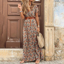 Load image into Gallery viewer, Long Dress for Women 2023 Summer Beach Bohemian Dresses Vestido Casual Robe Female Clothing Y2K Floral Skirt Elegant Maxi Dress
