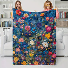 Load image into Gallery viewer, Flannel Air Conditioner Blanket Blanket Digital Printing Double-sided Fleece Blanket
