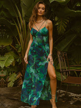 Load image into Gallery viewer, New Sexy Sleeveless Strap Dress Printed Long Dress
