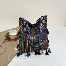 Load image into Gallery viewer, Tibetan Ethnic Style Bag Large Capacity Bohemian Shoulder Messenger Bag
