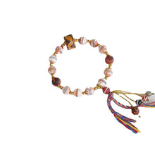 Load image into Gallery viewer, Tibetan Ethnic Style Agate Hand String Temple Cultural and Creative  Bracelet
