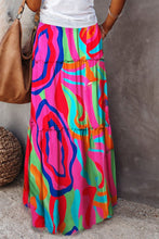 Load image into Gallery viewer, New Bohemian Style Skirt, Loose Fitting Casual High Waisted Long Skirt
