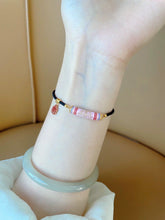 Load image into Gallery viewer, Zakiram Pink Girl Hand Rope Auspicious Good Luck Double Niche Ins Versatile Personality Bracelet
