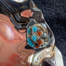 Load image into Gallery viewer, Ethnic Style High Value Light Luxury Bohemian Style Niche Design Red and Green Stone Double Earrings Ear Buckle Tibetan Style

