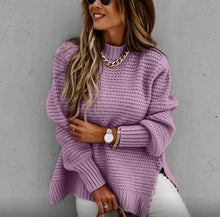 Load image into Gallery viewer, 2025 Autumn and Winter Loose Lazy Wind Long Sleeve Pullover Knitted Sweater Women
