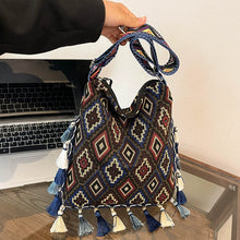 Load image into Gallery viewer, Tibetan Ethnic Style Bag Large Capacity Bohemian Shoulder Messenger Bag
