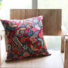 Load image into Gallery viewer, Cotton and Linen Ethnic Style South East Asia Sofa Throw Pillow Case Cushion Cover
