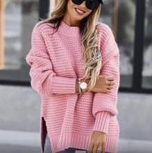 Load image into Gallery viewer, 2025 Autumn and Winter Loose Lazy Wind Long Sleeve Pullover Knitted Sweater Women
