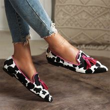 Load image into Gallery viewer, New Fashion Pointed Muller Shoes 40-43 Size Leopard Pattern Casual Single Shoe

