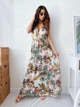 Load image into Gallery viewer, Spring New Skirt Stylish slim fit backless print dress
