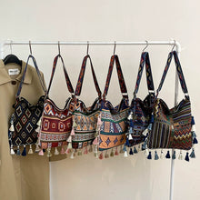 Load image into Gallery viewer, Tibetan Ethnic Style Bag Large Capacity Bohemian Shoulder Messenger Bag
