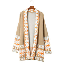 Load image into Gallery viewer, Boho Style Printed Cardigan Jacket Women Autumn and Winter New Cardigan Jacket
