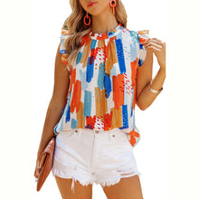Load image into Gallery viewer, Summer New Loose Sleeveless Tops Color Printed Vest Tops
