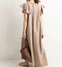 Load image into Gallery viewer, New Sleeveless Long Loose Slim Dress Simple and Elegant Solid Color Long Dress
