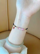 Load image into Gallery viewer, Zakiram Pink Girl Hand Rope Auspicious Good Luck Double Niche Ins Versatile Personality Bracelet
