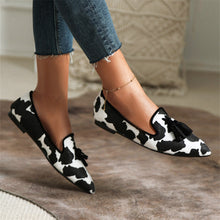 Load image into Gallery viewer, New Fashion Pointed Muller Shoes 40-43 Size Leopard Pattern Casual Single Shoe
