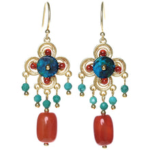 Load image into Gallery viewer, New Original Design Is Classic, Fashionable, Red, Exquisite, Elegant Earrings, Slimming Earrings, and Ear Clips for Women
