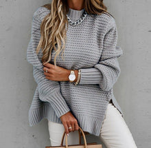 Load image into Gallery viewer, 2025 Autumn and Winter Loose Lazy Wind Long Sleeve Pullover Knitted Sweater Women
