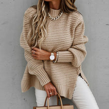 Load image into Gallery viewer, 2025 Autumn and Winter Loose Lazy Wind Long Sleeve Pullover Knitted Sweater Women
